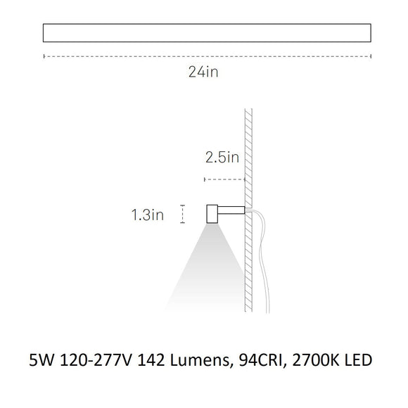 Ray Wall Sconce Uplight/Downlight
