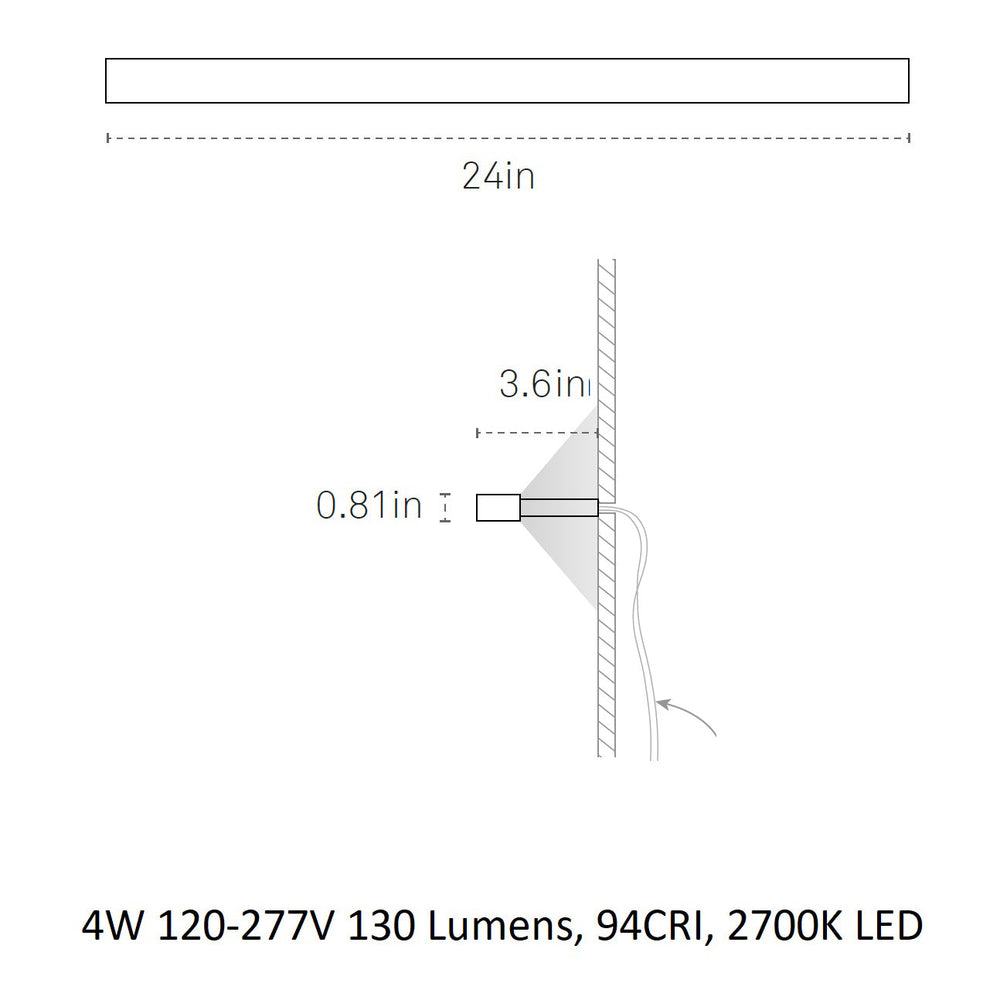 Ray Wall Sconce Wide Ambient Light