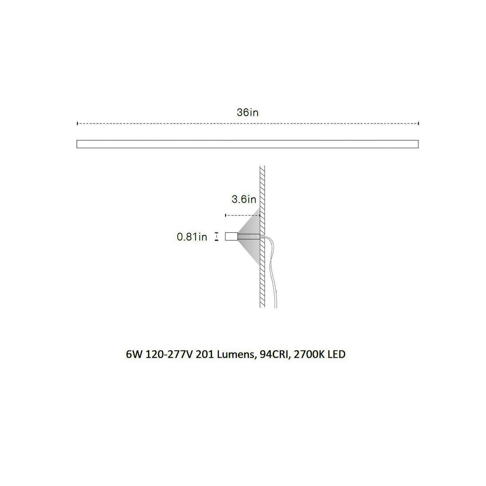 Ray Wall Sconce Wide Ambient Light