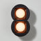 Two Dot Wall Sconce  option Black