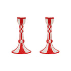 Still Life Hand-Painted Candle Holder (Set of 2)