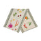 Still Life Embroidered Double Checker Runner  option Green
