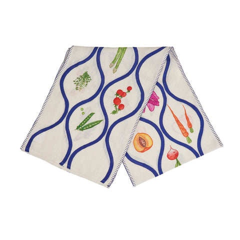 Still Life Embroidered Ribbon Runner