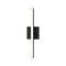 Stix Bathroom Vanity Light  option Satin Black