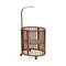 Sleepi Mini Crib Bundle with Mattress V3  option Warm Brown