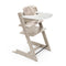 Tripp Trapp High Chair 2 Complete  option Cashmere Grey with Beige V2 / White