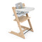 Tripp Trapp High Chair 2 Complete  option Oak Natural with Nordic Blue V2 / White