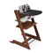 Tripp Trapp High Chair 2 Complete  option Oak Warm Brown with Anthracite V2 / Black