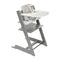 Tripp Trapp High Chair 2 Complete  option Storm Grey with Nordic Grey V2 / White