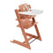Tripp Trapp High Chair 2 Complete  option Terracotta with Terracotta / White