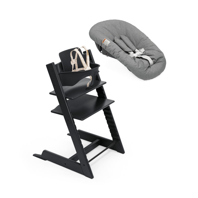 stokke tripp trapp baby set moss green Stokke Tripp Trapp High Chair² with Newborn Set