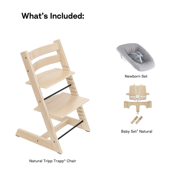stokke high chair baby set Stokke Tripp Trapp High Chair² with Newborn Set