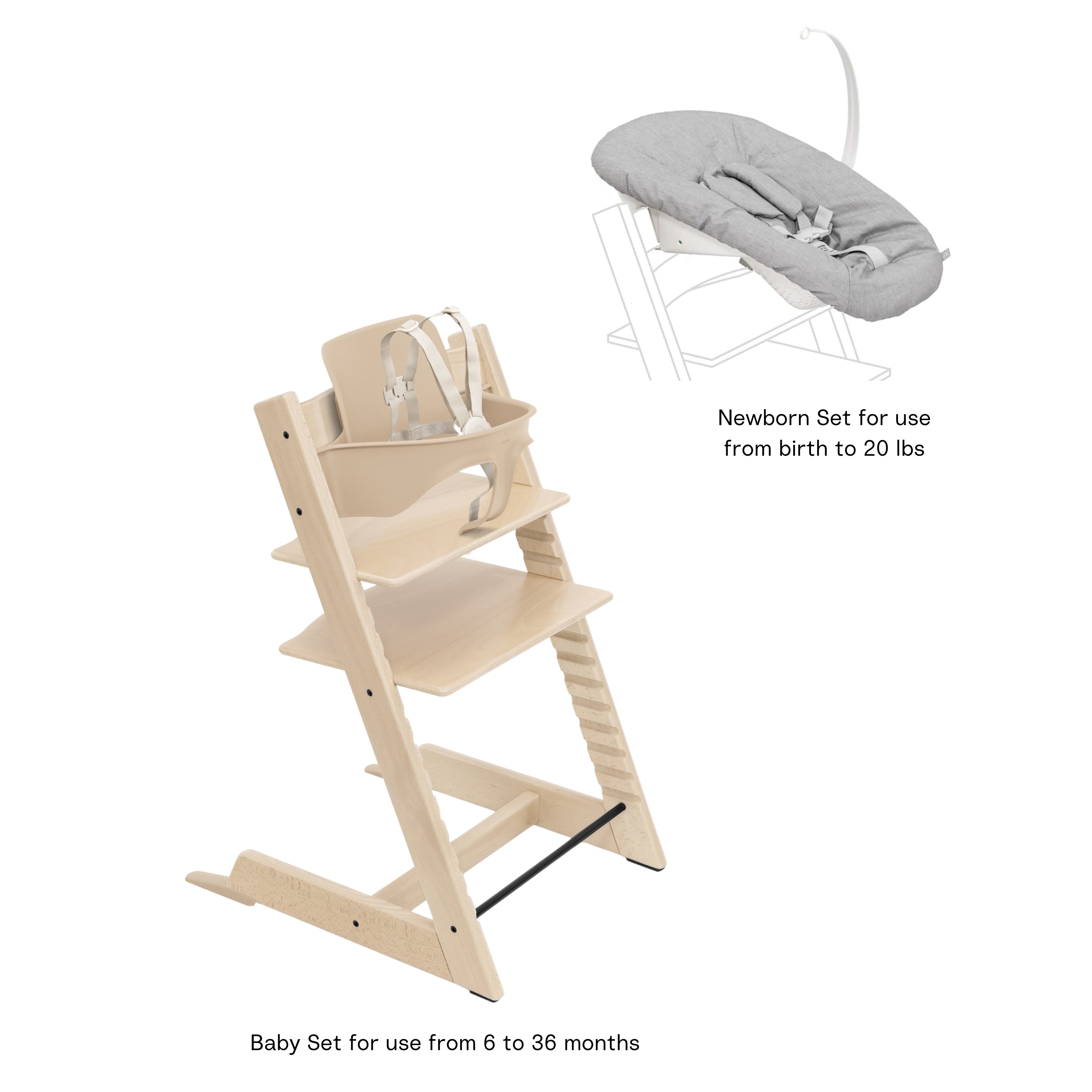 Stokke Tripp Trapp High Chair and Newborn Set - 2Modern
