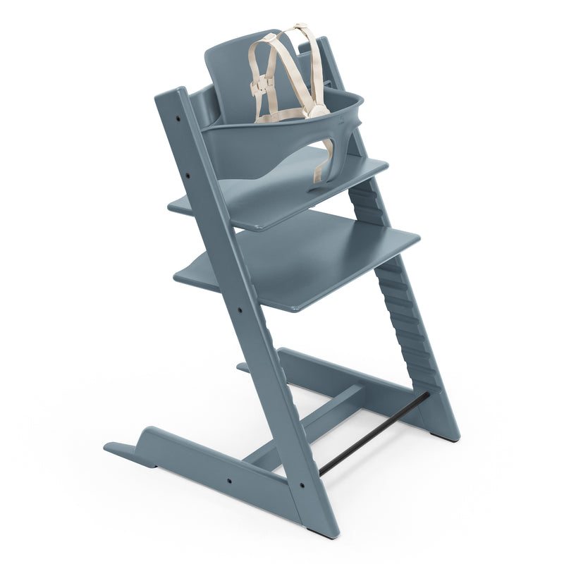 ◆STOKKE◆TRIPP TRAPP◆木製ハイチェア◆廃盤ミッドナイトブルー◆ ストッケ トリップトラップ ベビーチェア ブルー 廃盤カラー