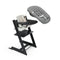 Tripp Trapp High Chair and Newborn Set with Tray  option Black