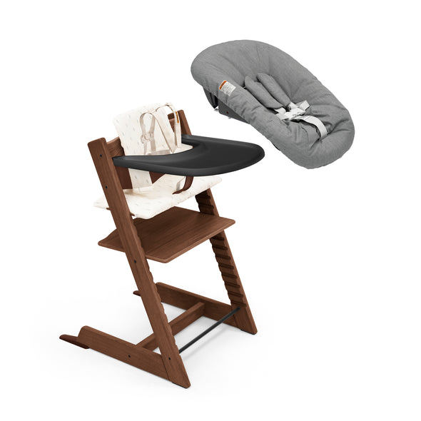 Tripp Trapp High Chair and Newborn Set with Tray