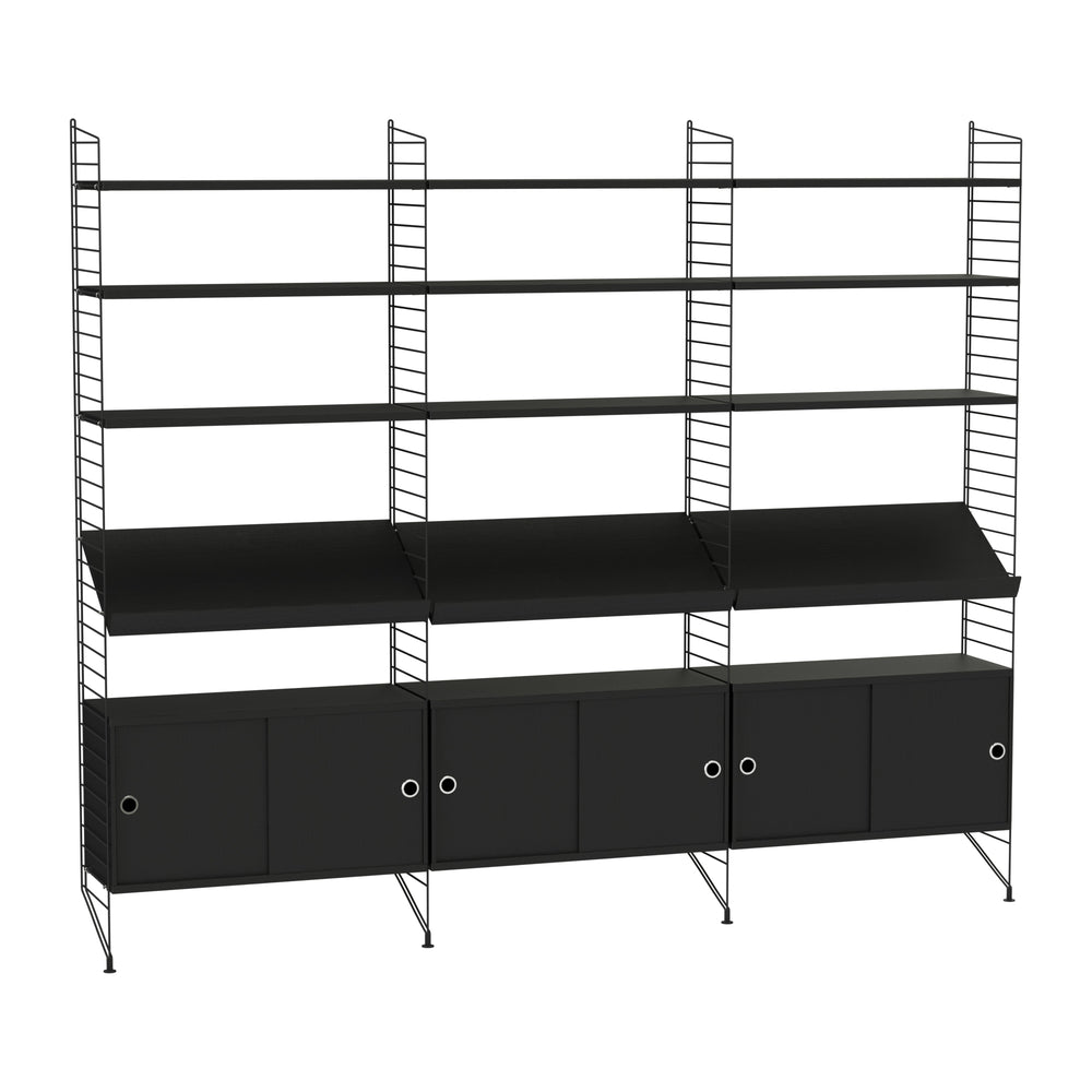 Vertical Wall Cabinet Shelving Unit V1