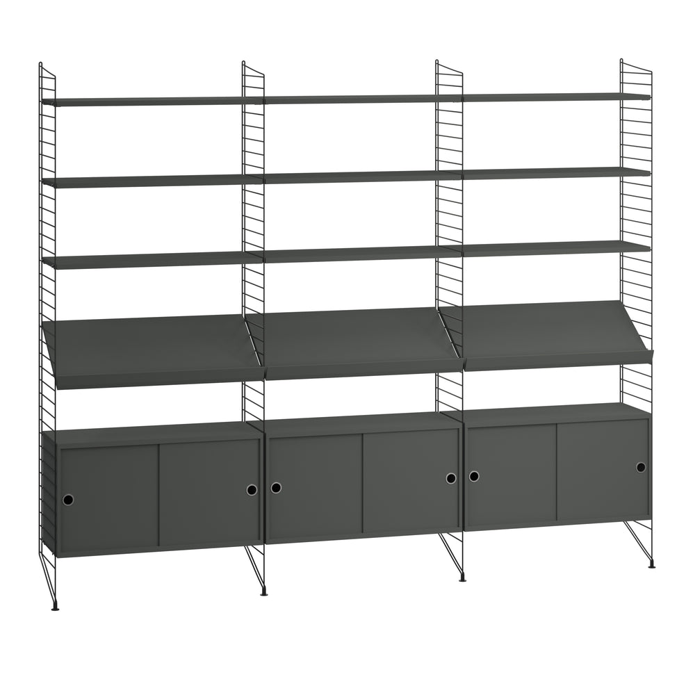 Vertical Wall Cabinet Shelving Unit V1