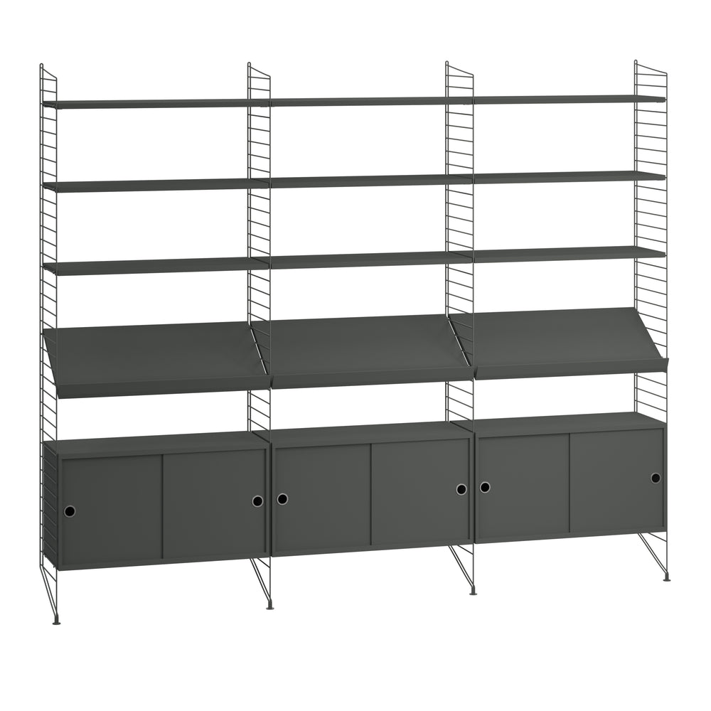 Vertical Wall Cabinet Shelving Unit V1