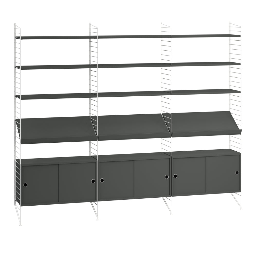 Vertical Wall Cabinet Shelving Unit V1