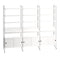 Vertical Wall Cabinet Shelving Unit V1  option White / Dark Grey