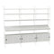 Vertical Wall Cabinet Shelving Unit V1  option White / White