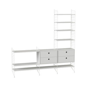 Vertical Wall Cabinet Shelving Unit V2