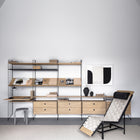 Vertical Wall Cabinet Shelving Unit V2