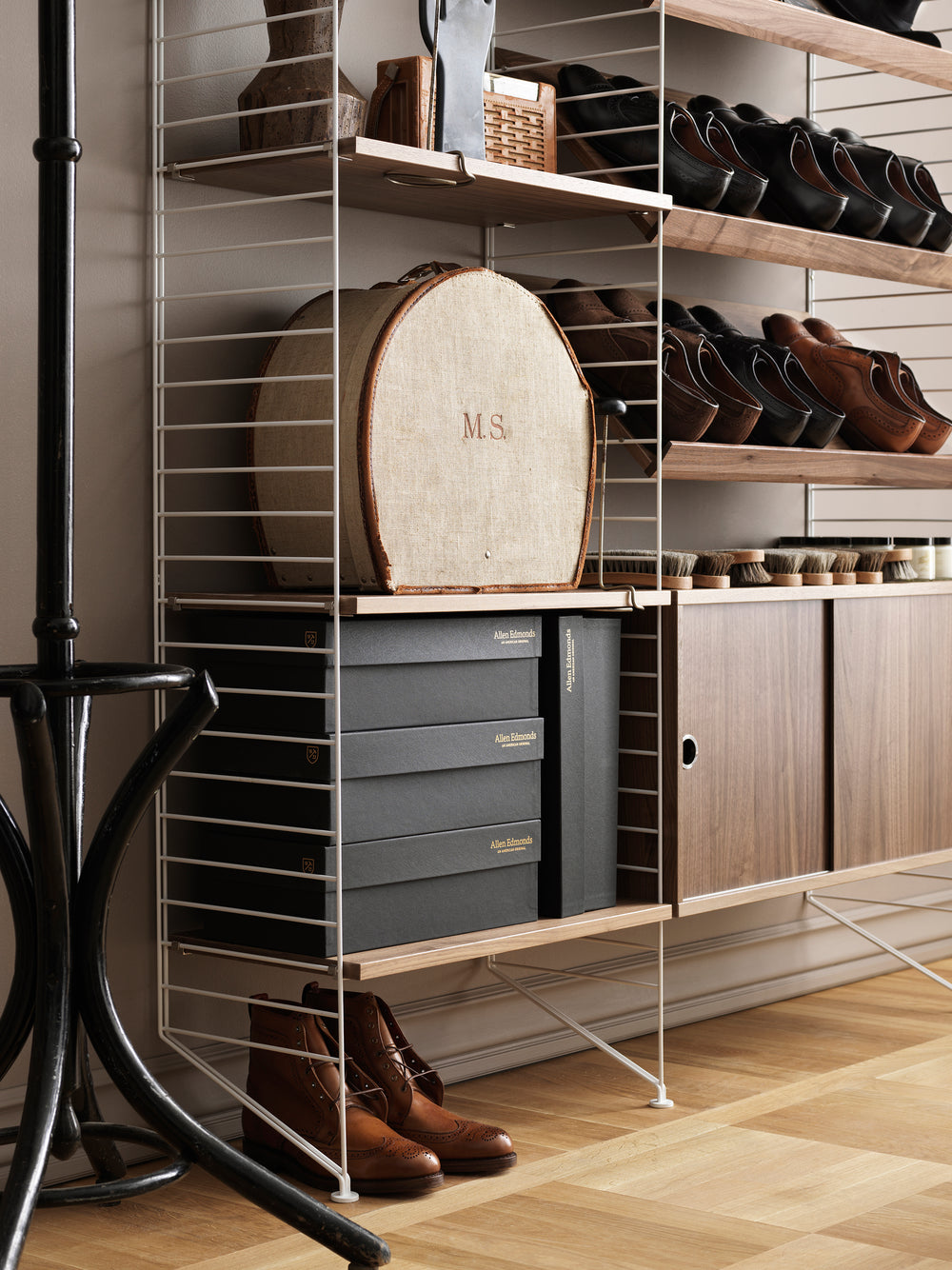 Vertical Wall Cabinet Shelving Unit V1