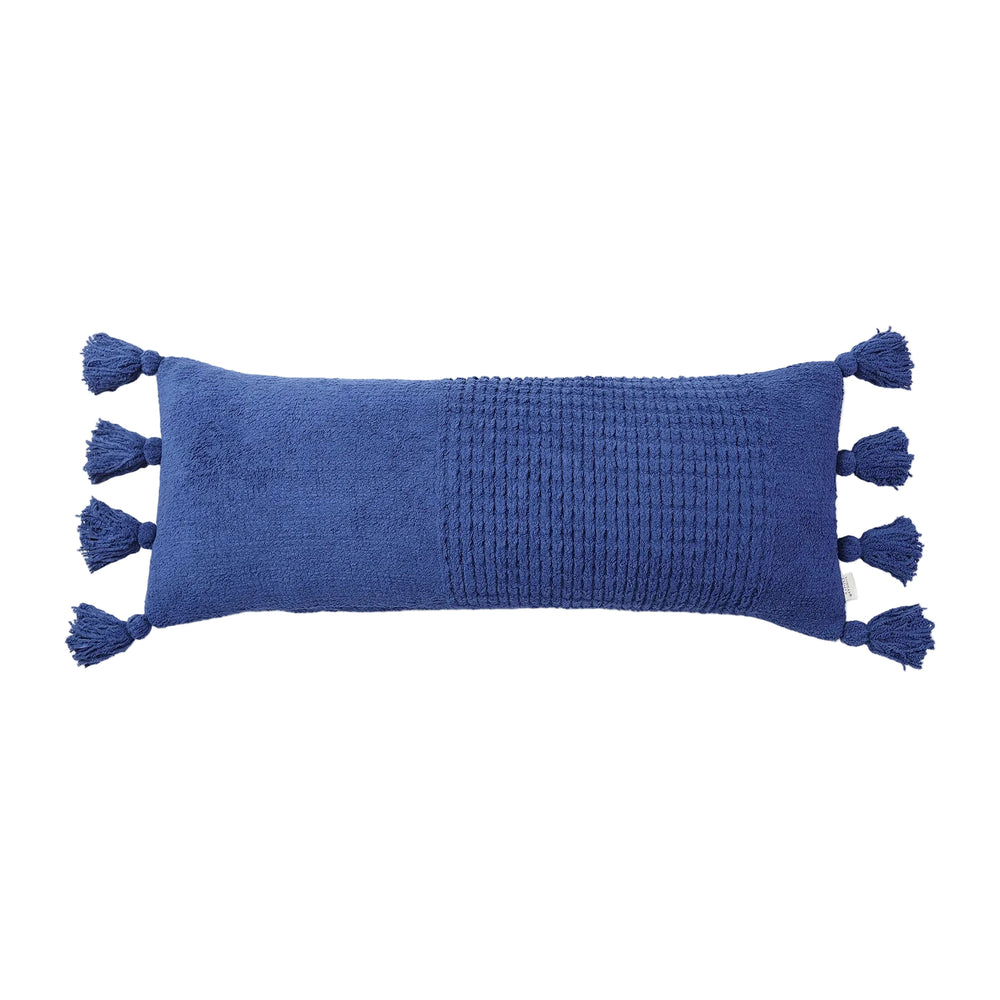 Braided Pom Pom Lumbar Pillow