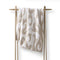 Casablanca Throw Blanket  option Sahara Tan / Off White