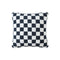 Checkerboard Pillow  option Midnight / Clear White