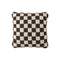 Checkerboard Pillow  option Mocha / Sahara Tan
