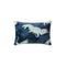 Crane in the Clouds Throw Pillow  option Baritone Blue / Lumbar
