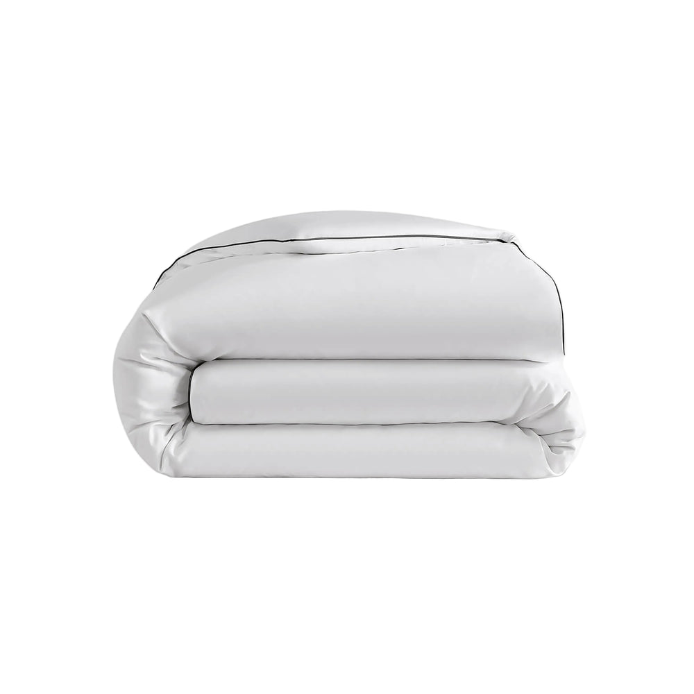 Luxe Bamboo Duvet Cover with Piping