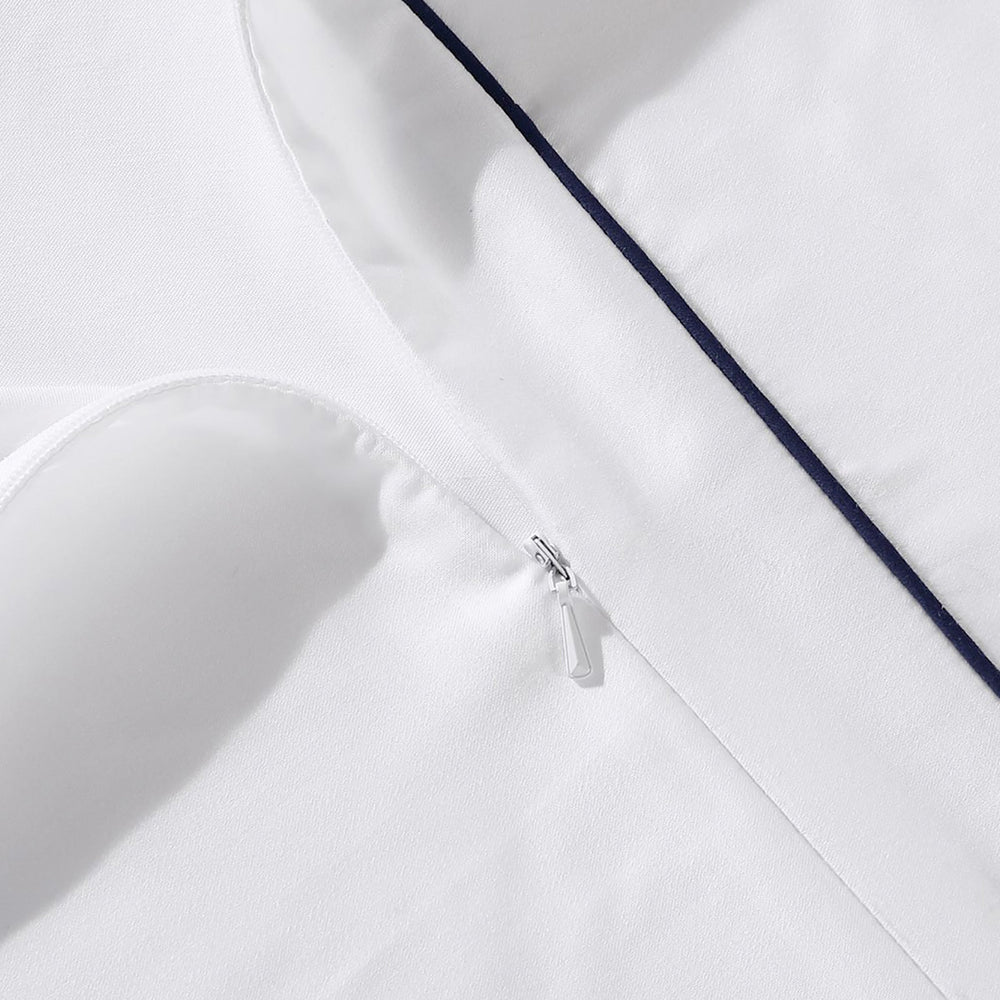 Luxe Bamboo Duvet Cover with Piping