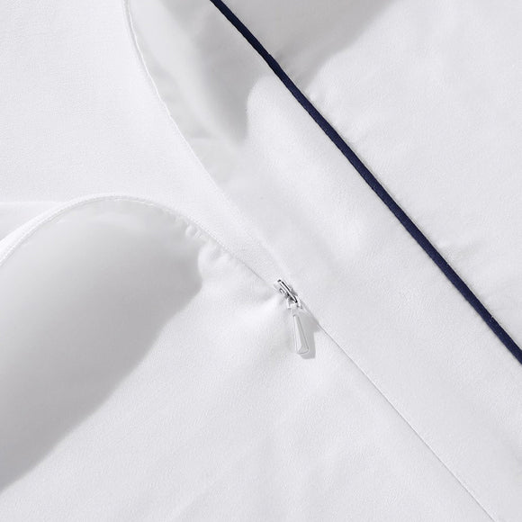 Luxe Bamboo Duvet Cover with Piping