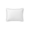Luxe Bamboo Sham with Piping (Set of 2)  option White / Black