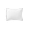 Luxe Bamboo Sham with Piping (Set of 2)  option White / Fig