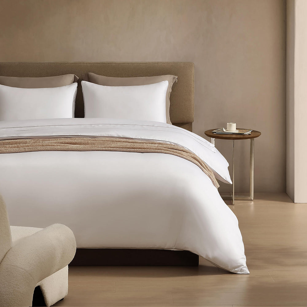 Luxe Bamboo Sham with Piping (Set of 2)