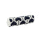 Palm Leaf Embroidered Bolster Pillow  option Navy / Off White