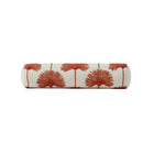 Palm Leaf Embroidered Bolster Pillow