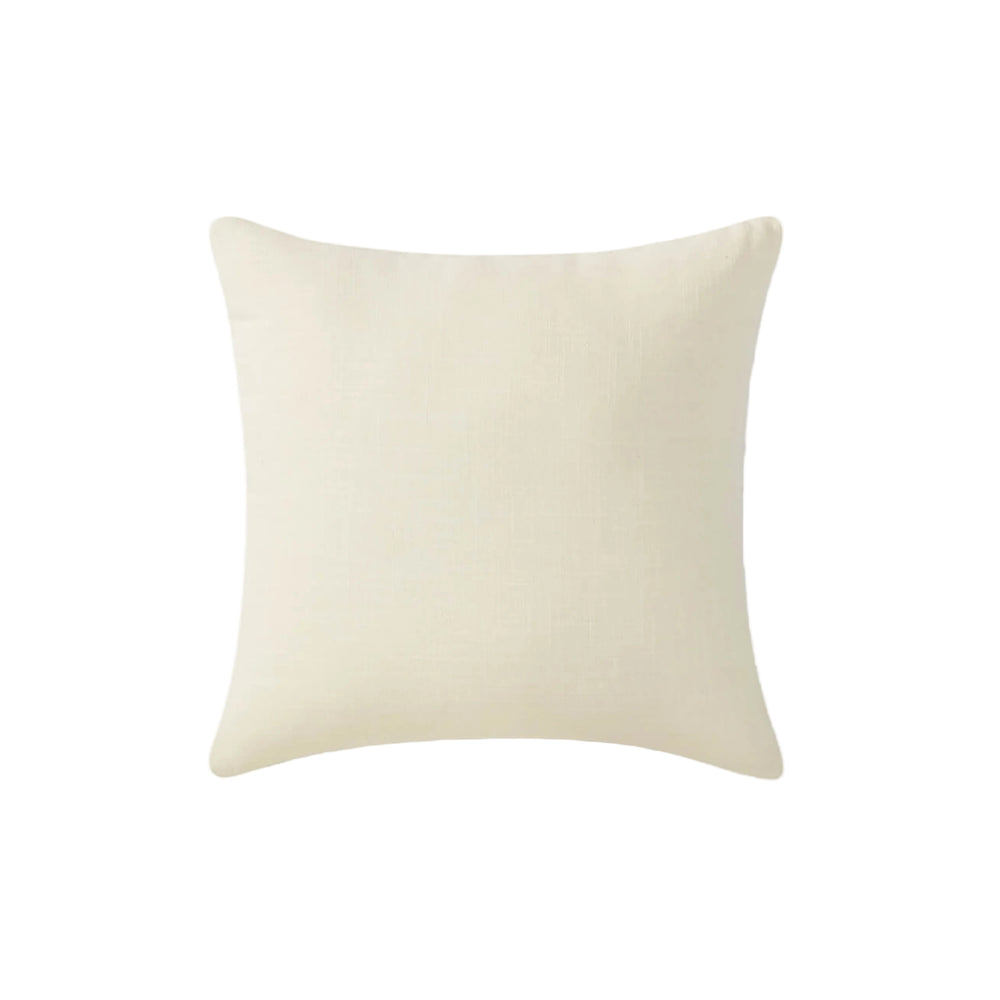 Palm Leaf Embroidered Throw Pillow
