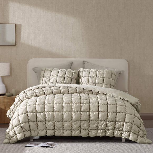 Silky Lyocell Puff Comforter