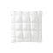 Silky Lyocell Puff Throw Pillow  option Clear White