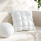 Silky Lyocell Puff Throw Pillow