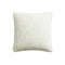 Snug Chunky Knit Throw Pillow  option Off White