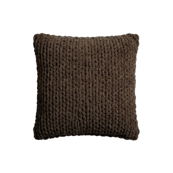 Snug Chunky Knit Throw Pillow