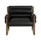 Ferguson Lounge Chair  option Vintage Black Night Leather