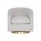 Hazel Swivel Lounge Armchair  option Belfast Heather Grey / Gold